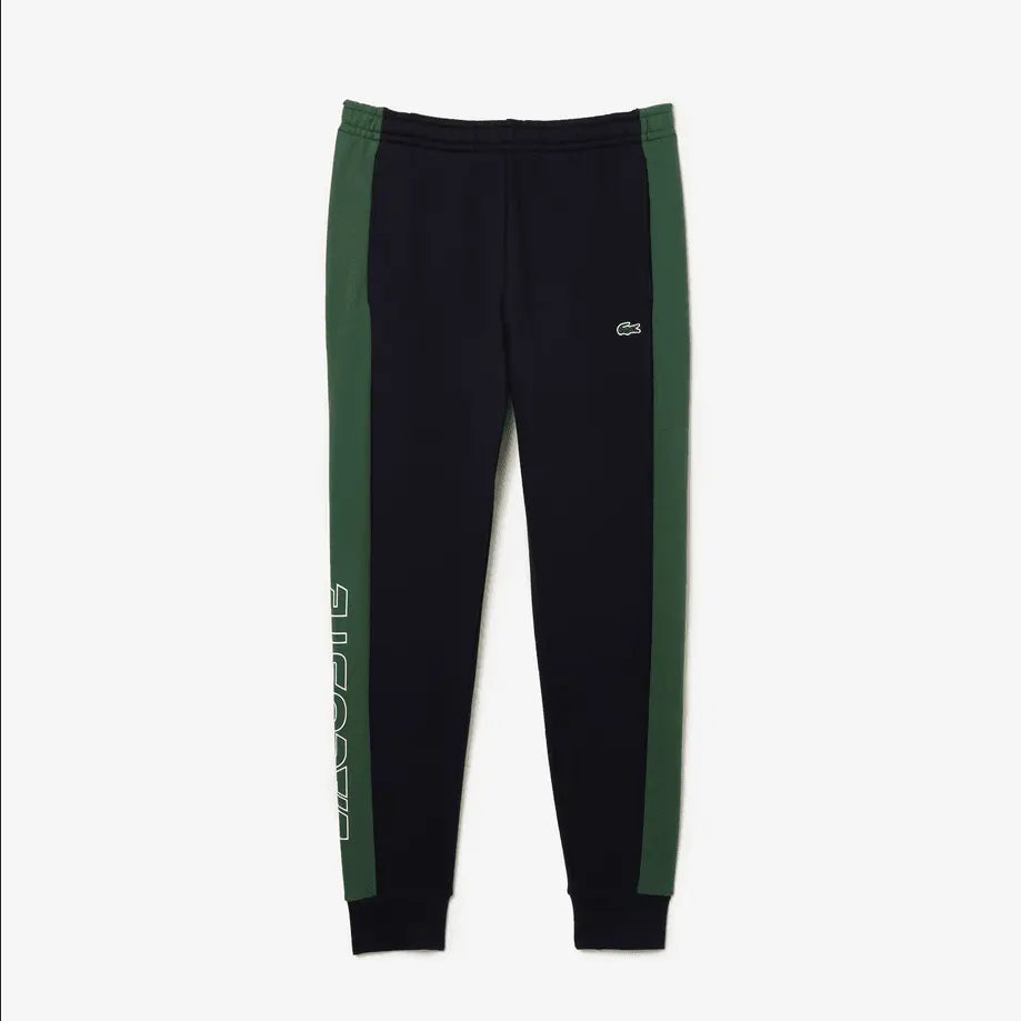 Lacoste Men's Colorblock Zip-Up Hoodie & Sweatpants Set - Navy Blue Green MI7 - BLVD