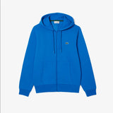 Lacoste Men’s Kangaroo Pocket Zip Up Hoodie & Tapered Fit Trackpants Set - Blue SIY - BLVD