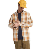 Timberland Men’s Windham Flannel Shirt - Wheat Boot Yarn-Dyed - BLVD