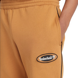Timberland Men's Oval Logo Hoodie & Sweatpants Set - Wheat