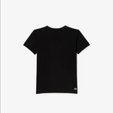 Lacoste Kids' SPORT Oversized Croc T-Shirt - Black / Orange QXI