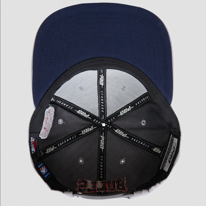 Pro Standard - Chicago Bulls Crest Emblem Wool Snapback Hat - Gray