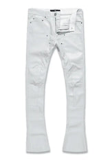 Jordan Craig Ross Stacked - Monte Carlo Pants - Light Grey - BLVD