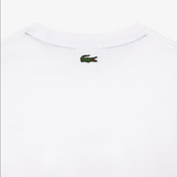 Lacoste Unisex Regular Fit Heavy Cotton Jersey T-Shirt - White Green 001