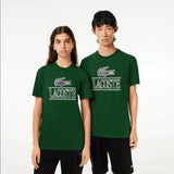 Lacoste Unisex Regular Fit Heavy Cotton Jersey T-Shirt - Green Navy 132 - BLVD