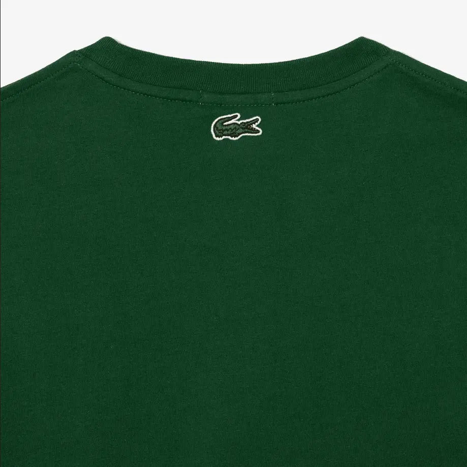 Lacoste Unisex Regular Fit Heavy Cotton Jersey T-Shirt - Green Navy 132 - BLVD