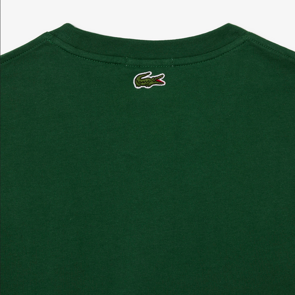 Lacoste Unisex Regular Fit Heavy Cotton Jersey T-Shirt - Green Navy 132