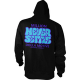 MDM Never Settle Hoodie Sweatshirt - Black