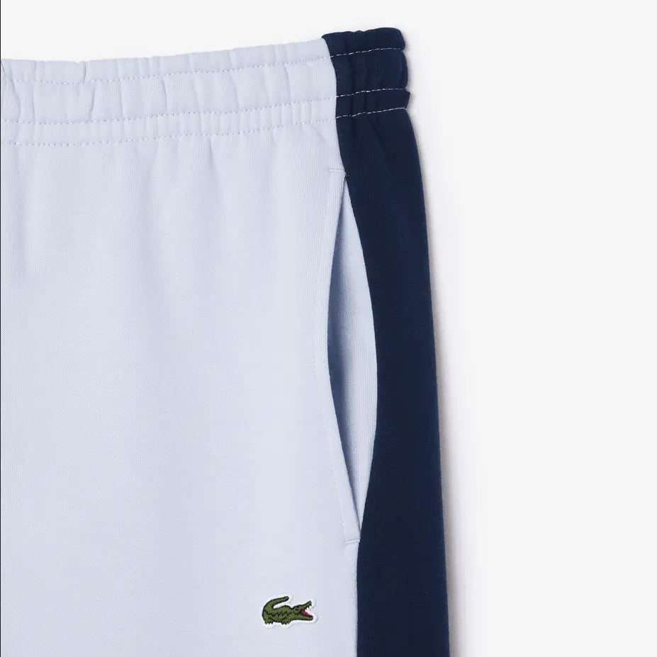 Lacoste Men's Colorblock Zip-Up Hoodie & Jogger Set - Light Blue Navy Blue White IHI - BLVD