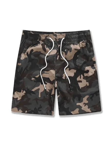 Jordan Craig - Retro - Ibiza Lounge Nylon Shorts - Woodland - BLVD