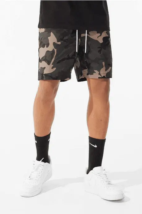 Jordan Craig - Retro - Ibiza Lounge Nylon Shorts - Woodland - BLVD