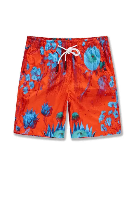 Jordan Craig - Retro - Ibiza Lounge Nylon Shorts - Shrooms - BLVD