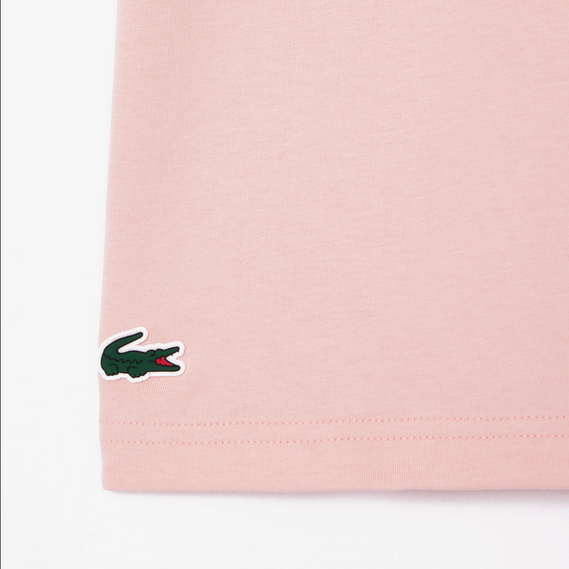 Lacoste Men's Miami Open Edition Ultra-Dry UV50 Sport Tennis T-Shirt - Waterlily Pink