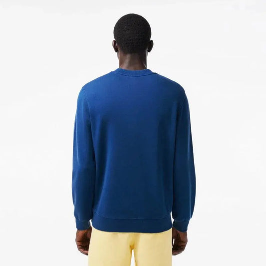 Lacoste Men's Washed Effect Ombré Print Sweatshirt - Blue HBM - BLVD