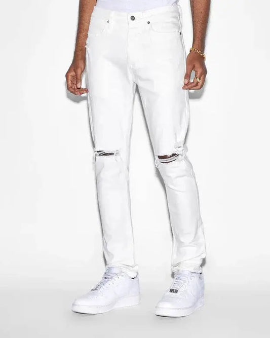 Ksubi Men's - Van Winkle Avalanche Trashed - White - BLVD