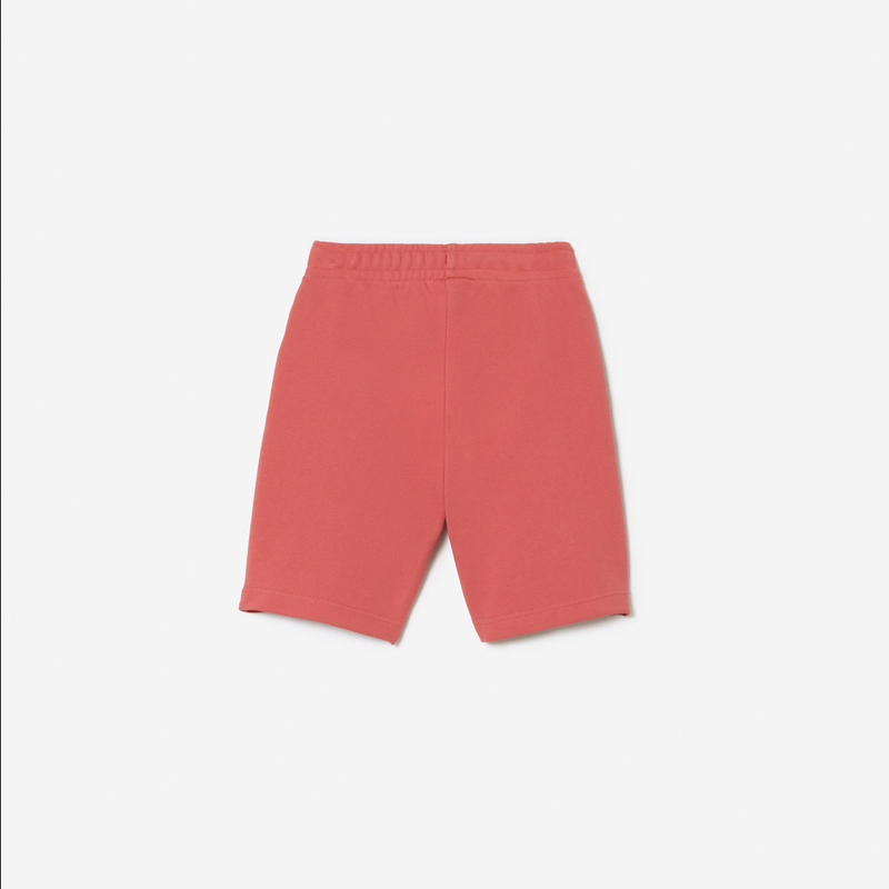Lacoste Kids' Contrast Print Cotton Jersey T-Shirt & Shorts Set - Pink ZV9