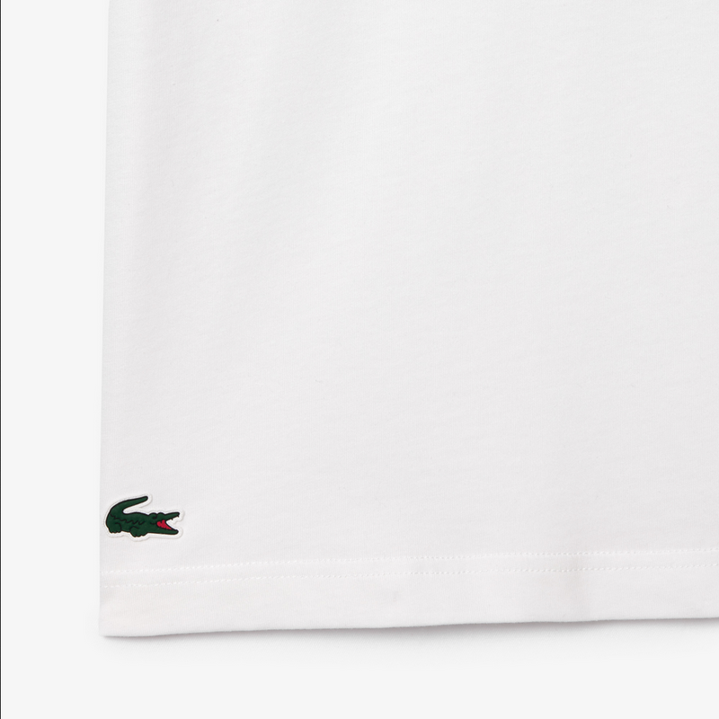 Lacoste Men's Ultra-Dry Printed Sport T-Shirt - White 001