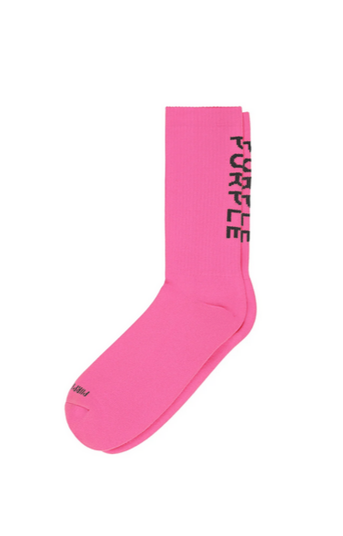 Purple Brand Core Crew Socks - Pink