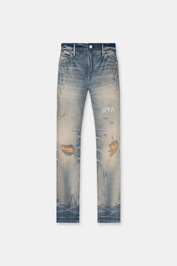 RTA Clayton Skinny Jean | Worn Out Blue - BLVD