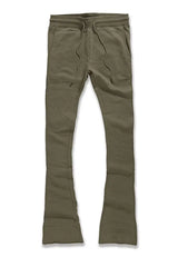 Jordan Craig Uptown Stacked Sweatpants - Olive - BLVD