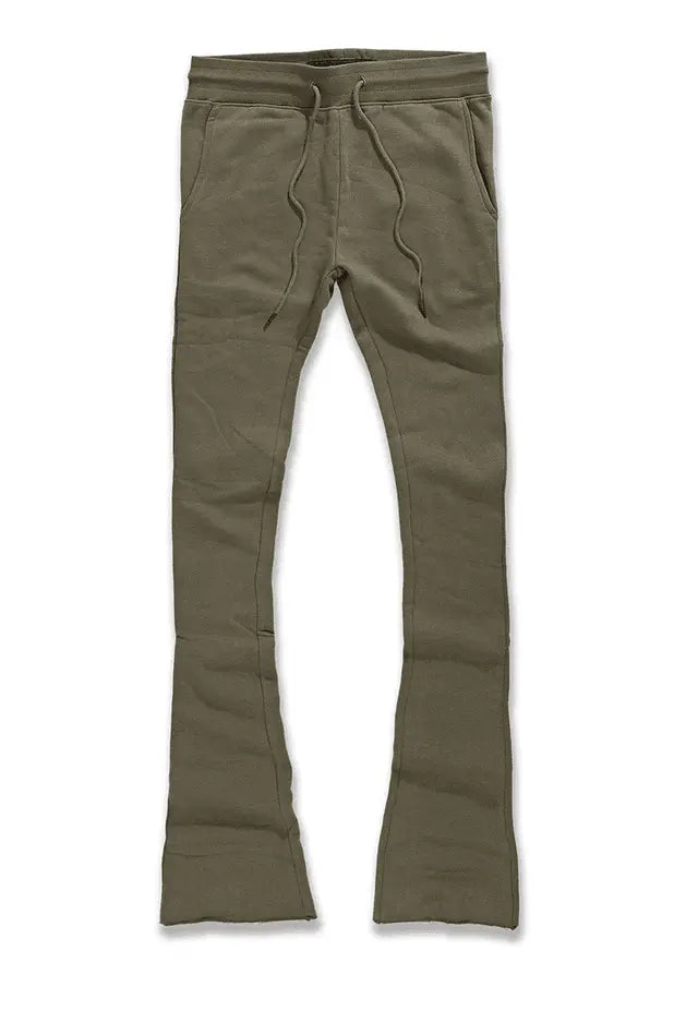 Jordan Craig Uptown Stacked Sweatpants - Olive - BLVD
