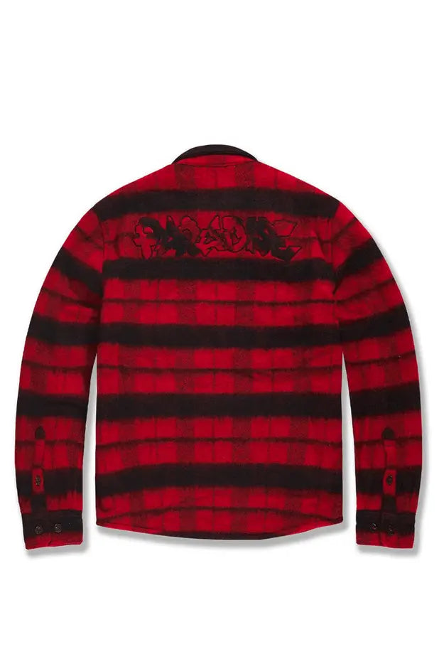 Jordan Craig Vandal Flannel Shacket - Buffalo Plaid - BLVD