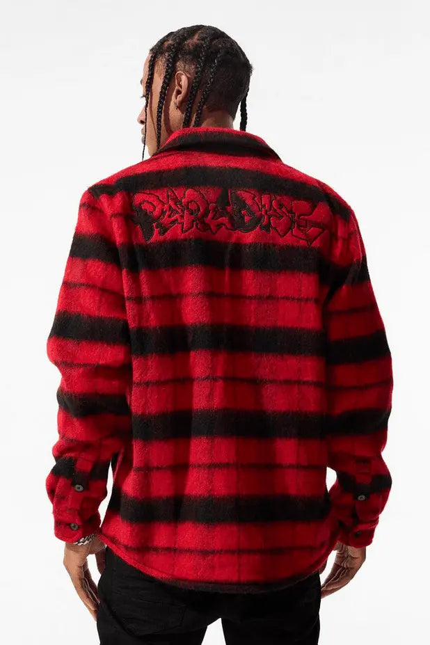 Jordan Craig Vandal Flannel Shacket - Buffalo Plaid - BLVD
