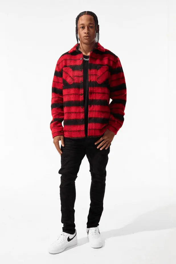 Jordan Craig Vandal Flannel Shacket - Buffalo Plaid - BLVD
