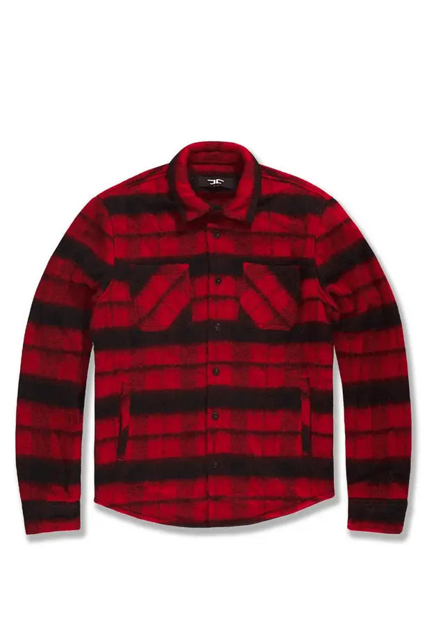 Jordan Craig Vandal Flannel Shacket - Buffalo Plaid - BLVD