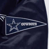 Pro Standard - Dallas Cowboys Sublimated Men's Satin Jacket- Midnight Sky - BLVD