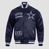 Pro Standard - Dallas Cowboys Sublimated Men's Satin Jacket- Midnight Sky - BLVD