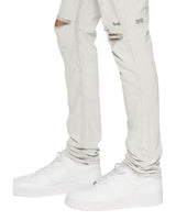 Ksubi Men's - Van Winkle White Snow - Light Grey - BLVD