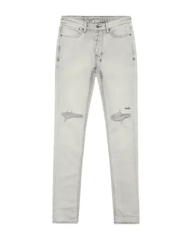 Ksubi Men's - Van Winkle White Snow - Light Grey - BLVD