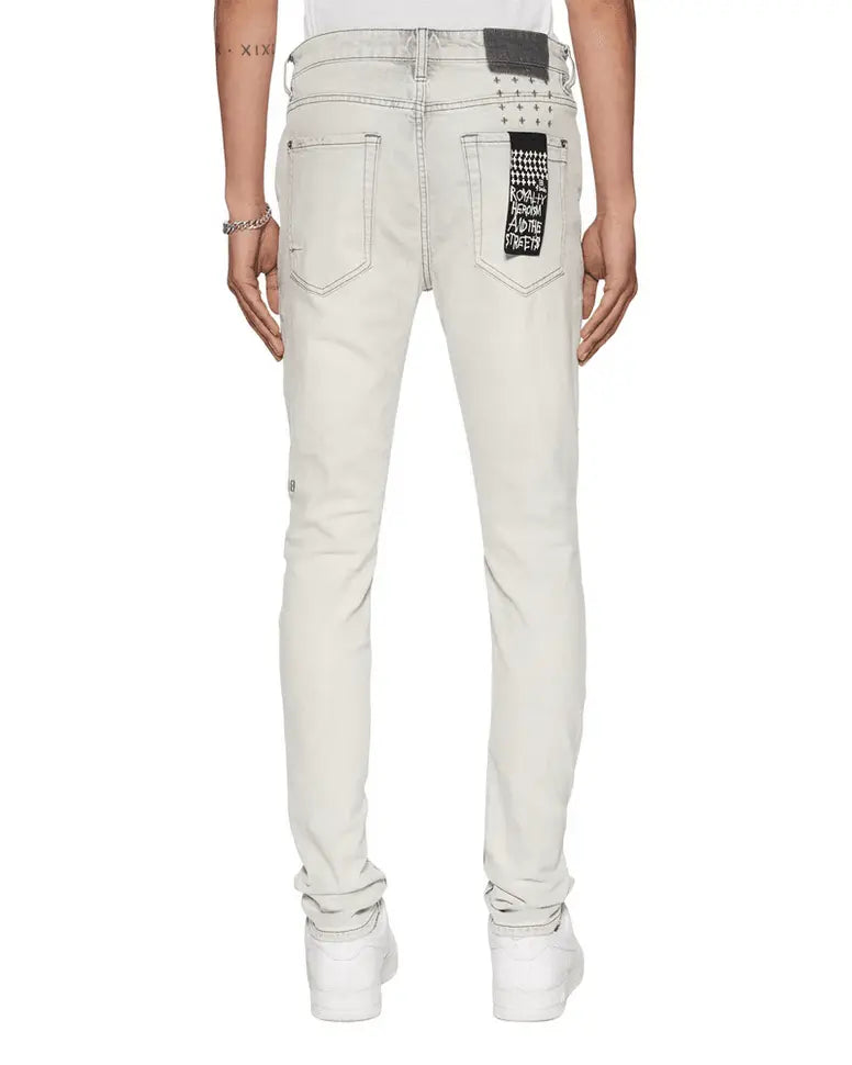 Ksubi Men's - Van Winkle White Snow - Light Grey - BLVD