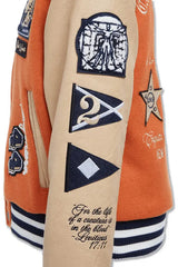 JC Kids Carpe Diem Varsity Jacket (Burnt Orange) - BLVD