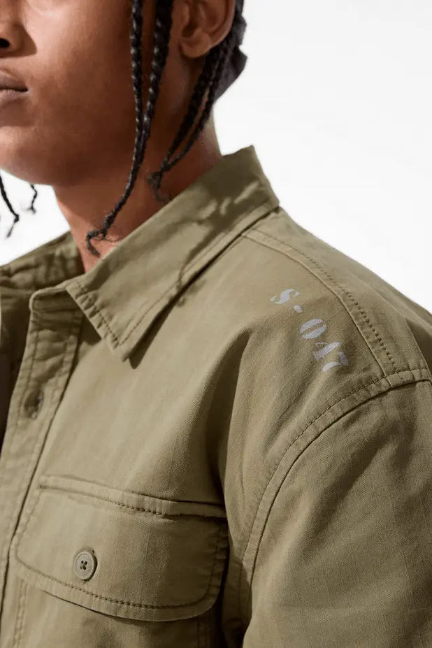 Jordan Craig - Infantry Division S/S Work Shirt - Olive - BLVD