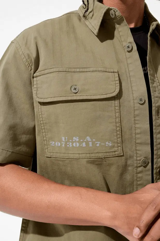 Jordan Craig - Infantry Division S/S Work Shirt - Olive - BLVD