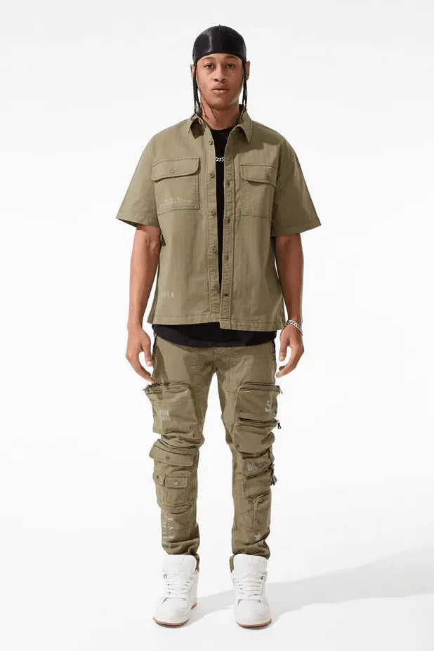 Jordan Craig - Infantry Division S/S Work Shirt - Olive - BLVD