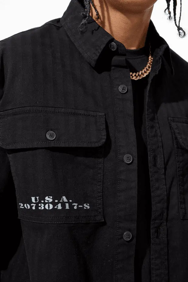 Jordan Craig - Infantry Division S/S Work Shirt - Black - BLVD