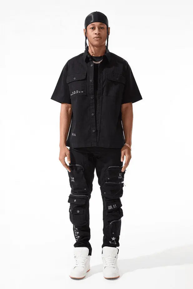 Jordan Craig - Infantry Division S/S Work Shirt - Black - BLVD
