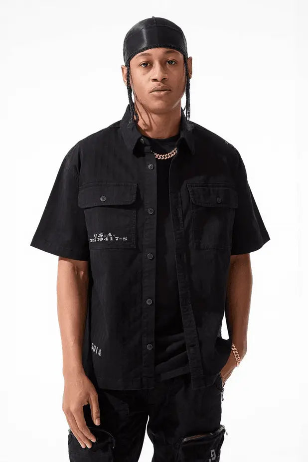 Jordan Craig - Infantry Division S/S Work Shirt - Black - BLVD