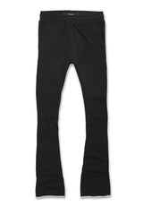 Jordan Craig Uptown Stacked Sweatpants - Black - BLVD