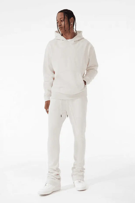 Jordan Craig Uptown Stacked Sweatpants - Bone - BLVD