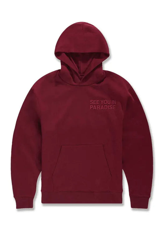 Jordan Craig - Paradise Tonal Pullover Hoodie - Wine - BLVD