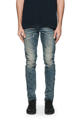 Purple Brand P001 Skinny Shadow Seam Coated - Dk Indigo - P001-STKD424 - BLVD