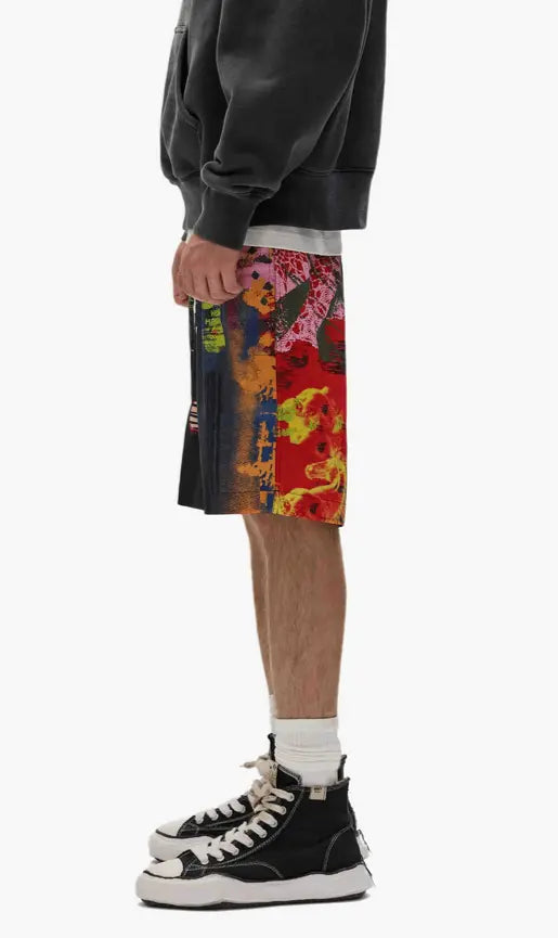 Purple Brand - Abstract All Around Shorts - Multicolor - P504-PMAB225 - BLVD