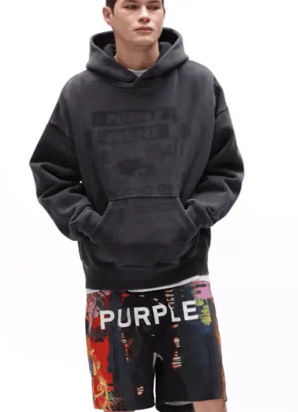 Purple Brand - Abstract All Around Shorts - Multicolor - P504-PMAB225 - BLVD