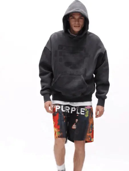 Purple Brand - Abstract All Around Shorts - Multicolor - P504-PMAB225 - BLVD