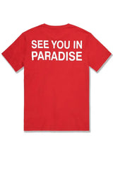 Jordan Craig Men - Paradise T-Shirt & Knit Shorts Set - Red - BLVD