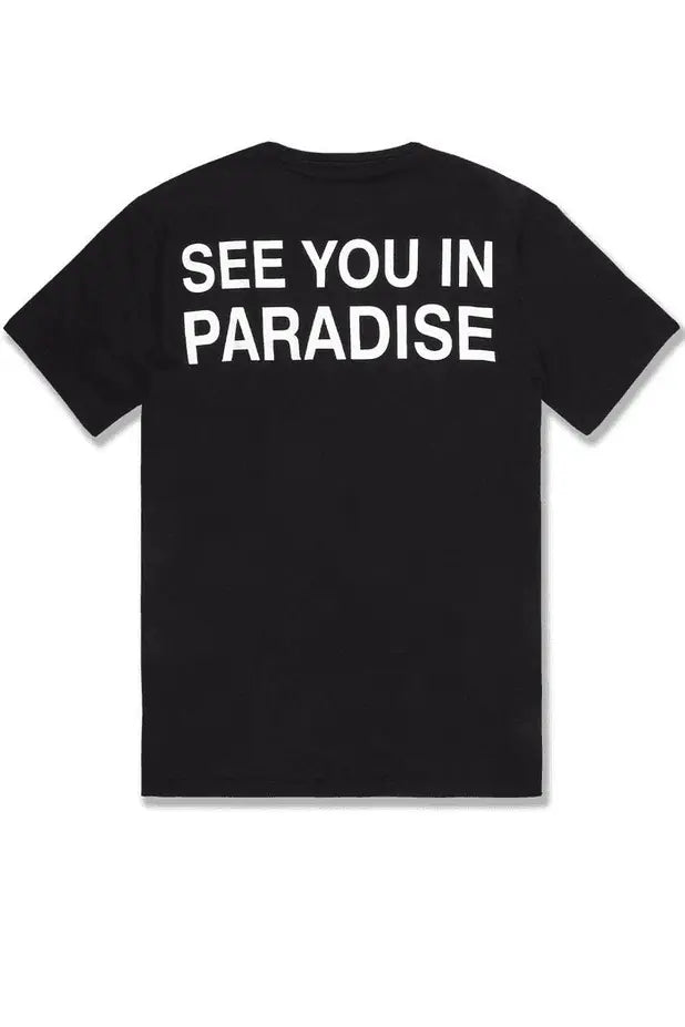 Jordan Craig Men - Paradise T-Shirt & Knit Shorts Set - Black - BLVD